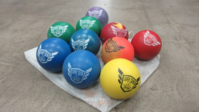 Load image into Gallery viewer, Used Super Skin Franklin Dodge Ball Set of 10
