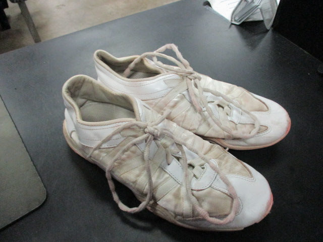 Load image into Gallery viewer, Used Nfinity Cheer Shoes Size 8.5 - Bottoms Are Red
