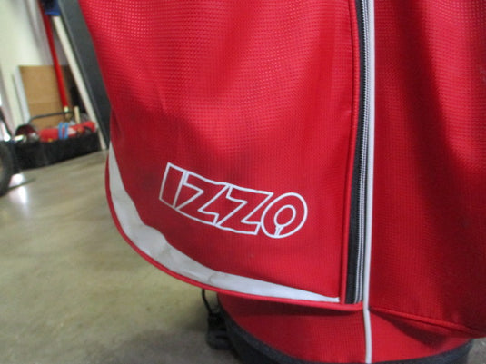 Used IZZO Red Stand Golf Bag