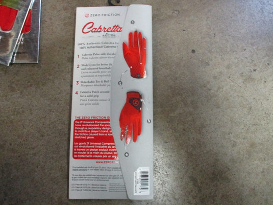 Zero Friction Cabretta Elite Compression Fit Mens Left One Size Golf Glove