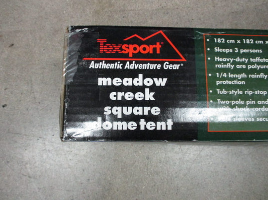 Texsport Meadow Creek Square 3 Person Tent