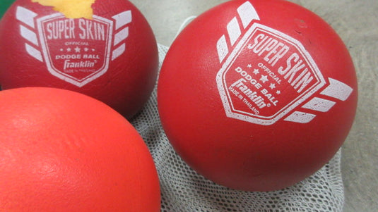 Used Super Skin Franklin Dodge Ball Set of 10