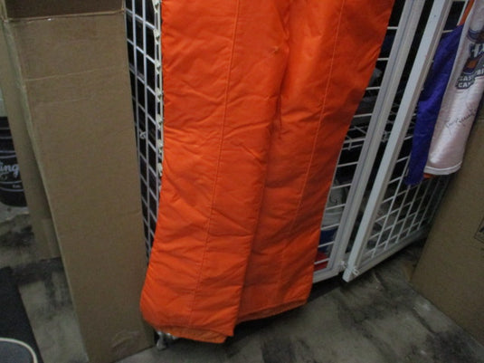 Used Aspen Orange Snow Bibs Size Large