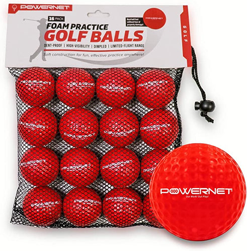 New PowerNet Foam Golf Balls 16 Pack