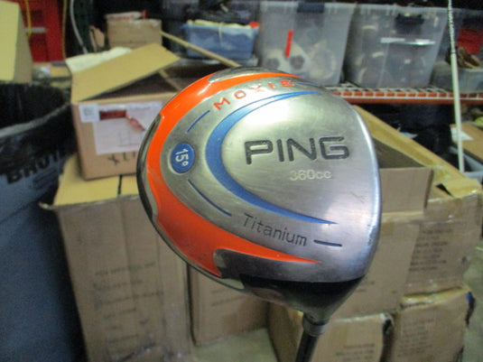 Used Ping Moxie 360 cc Titanium 15 Deg Junior Driver - RH