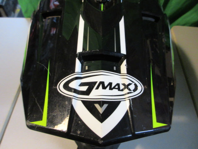 Load image into Gallery viewer, Used Gmax Dot Size Small Black/Green Motocross Helmet
