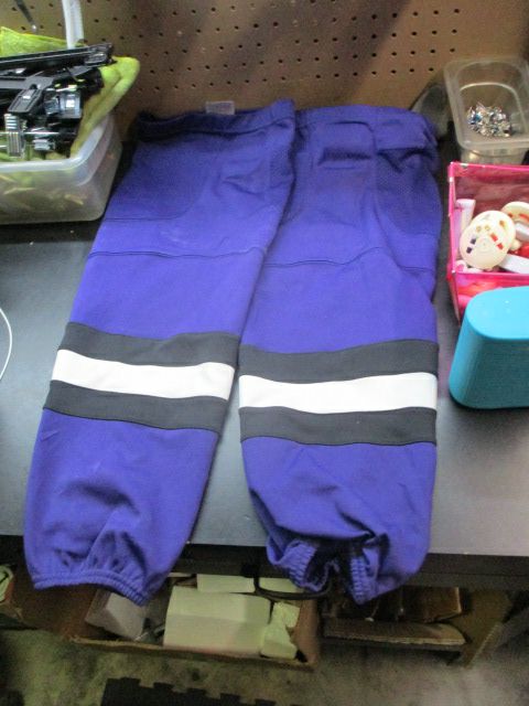 Used JOG Purple and Black Hockey Socks - 28