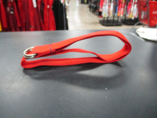 Simple Red Web 37 1/2" Football Belt