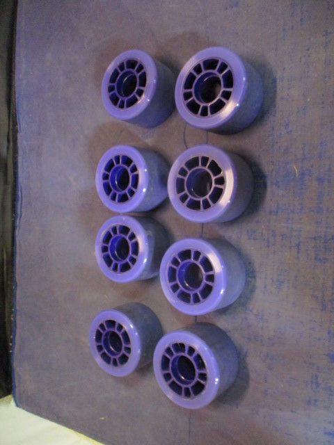 Used Purple Bont Evolve 59mm Roller Skate Wheels Set of 8