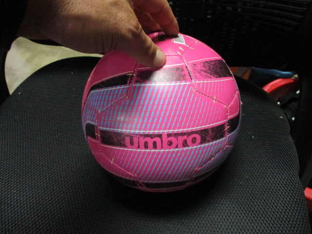 Load image into Gallery viewer, Used Umbro Size 3 Soccer Ball
