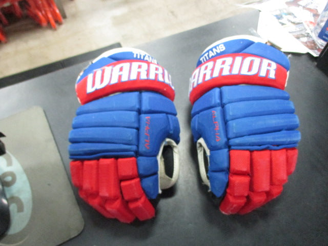 Load image into Gallery viewer, Used Warrior Alpha Junior 11&quot; Hockey Gloves
