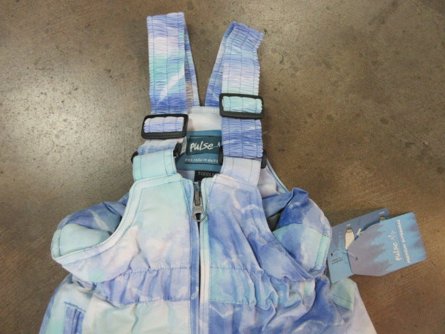 Load image into Gallery viewer, New Pulse Fashion Snow Bib Size Kids Small (4/5) - Lavender Tie Dye
