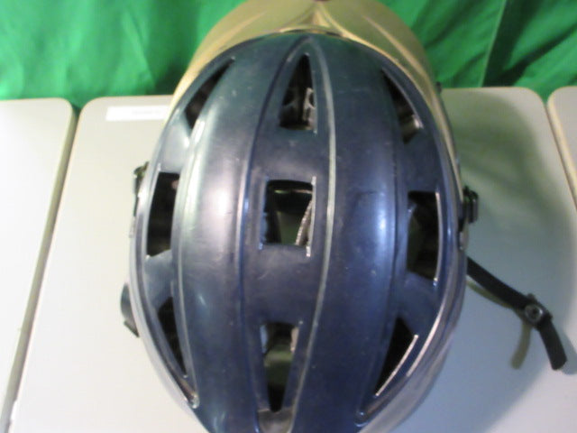 Load image into Gallery viewer, Used Cascade CPX-R OSFM Blue/Gold Lacrosse Helmet
