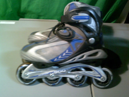 Used Roller Derby G900 Hybrid Aero Dynamic Inline skates Grey Size 8