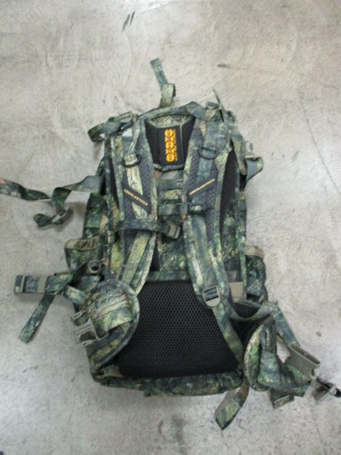 Load image into Gallery viewer, Used Ederlestock M5 RMEF Team Elk Pack Hunting Gear Bag w/Rain Cover &amp; Sling Bag
