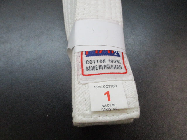 Load image into Gallery viewer, Used MAP2 100% Cotton White Karate Belt Size 1
