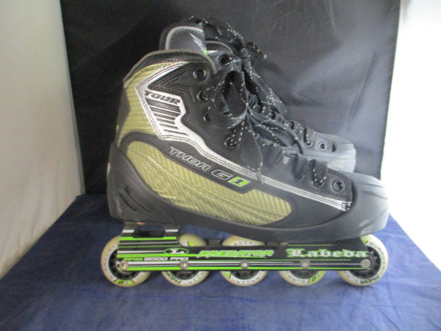 Load image into Gallery viewer, Used Tour Thor G1 Inline Roller Hockey Goalie Skates Adult Size 10
