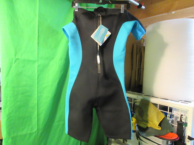 Load image into Gallery viewer, Used Hevto Womens Size Small Neoprene Shorty Wetsuit
