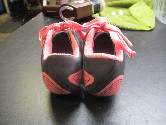 Trax Pink & Black Soccer Cleats Youth Size 8.5