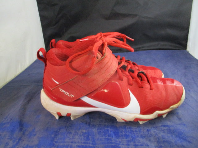 Load image into Gallery viewer, Used Nike Trout Cleats Youth Size 3 - wear
