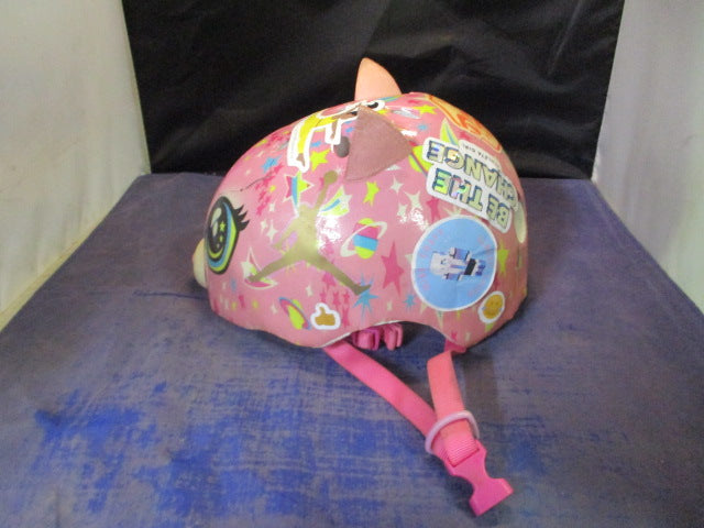 Load image into Gallery viewer, Used Raskullz Cat Bicycle Helmet Youth Size XS - cracking plastic
