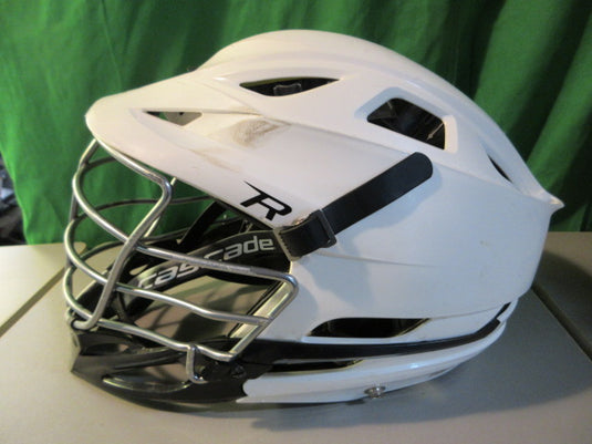 Used Cascade R Lacrosse Helmet - White