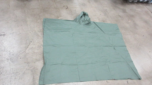 Used Green Rain Poncho