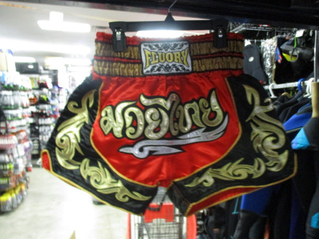 Load image into Gallery viewer, Used Fluory Muay Thai Shorts Size Medium
