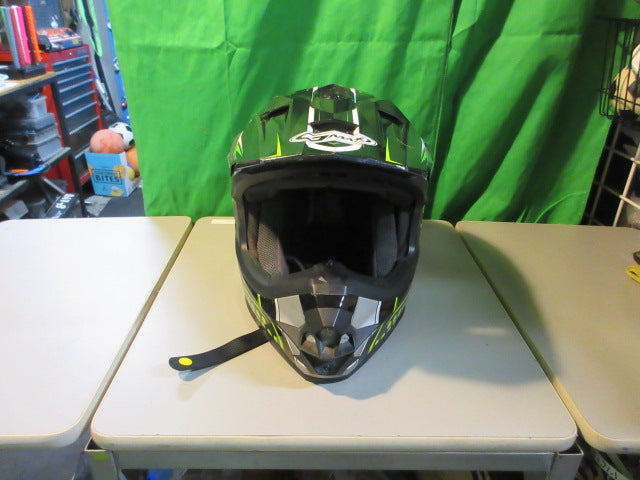 Load image into Gallery viewer, Used Gmax Dot Size Small Black/Green Motocross Helmet
