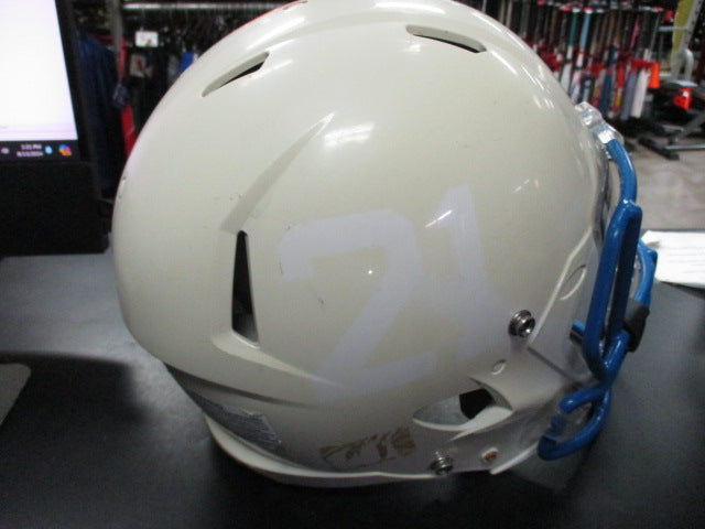 Load image into Gallery viewer, Used Riddell Revo Edge Football Helmet WIth Visor Sz Youth Small - Initial Seaso
