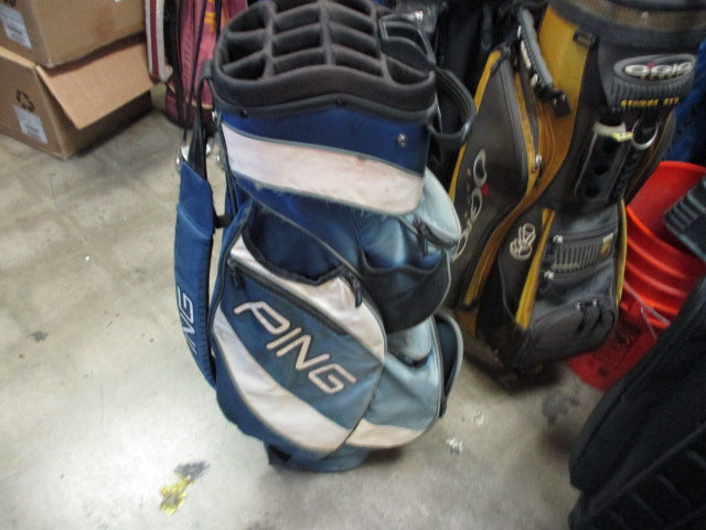 Load image into Gallery viewer, Used Ping Traverse cart Golf Bag
