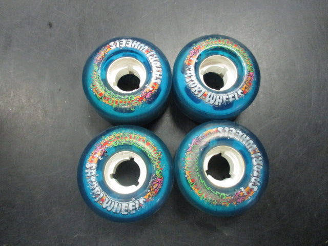 Load image into Gallery viewer, Used Satori Skateboard Wheel Set - 4 Wheels
