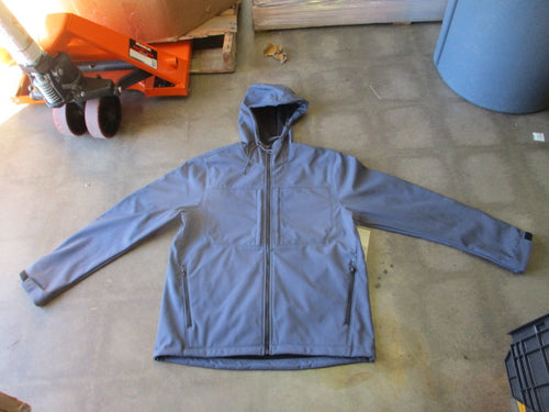 New WFS Pulse Core Soft Shell Hooded Jacket Adult Size Large - Gun Metal