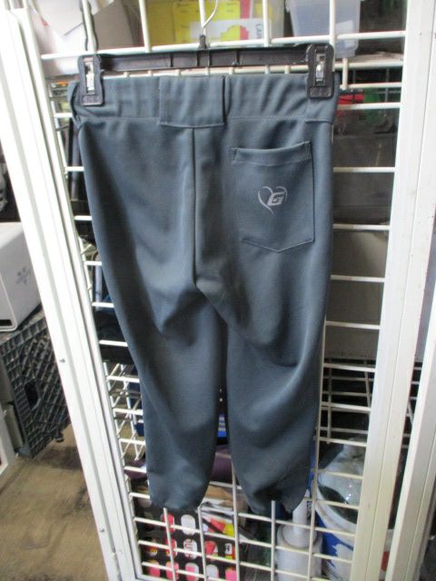 Load image into Gallery viewer, Used The Gluv Grey &amp; White Piping Softball Pants Adult Size XS - wear on ankles
