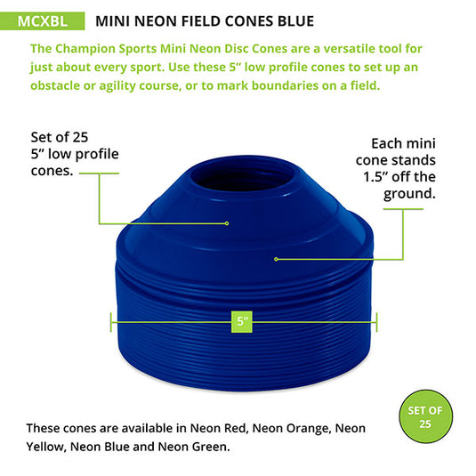 New Champion Mini Field Cones - Set of 25