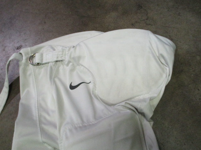 Load image into Gallery viewer, Used Nike Football White Pants w/ Pads Size Youth Large
