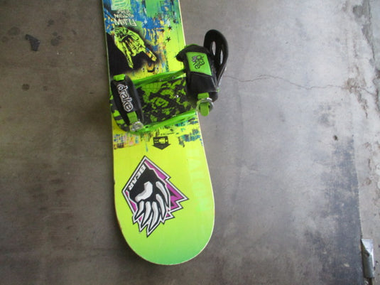 Used Flow Micron Verve Snowboard w/ Drake Bindings 130cm