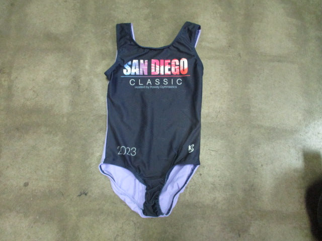 Load image into Gallery viewer, Used K-Bee Gymnastics / Dance Leotard San Diego Classic 2023 Size Adult Small
