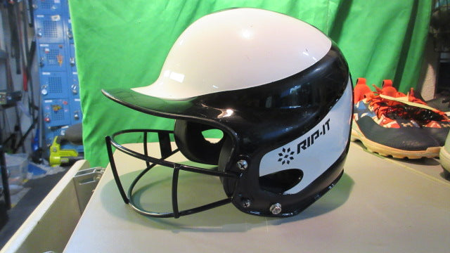 Load image into Gallery viewer, Used Rip - It M/L 6 1/2 - 7 3/8&quot; Softball Batting Helmet w/ Face Mask
