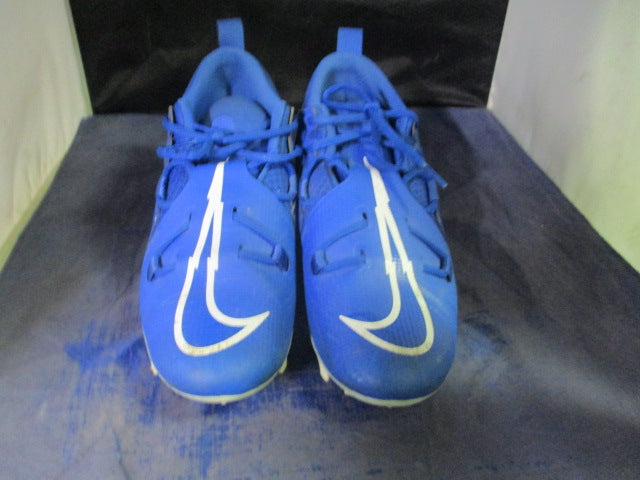 Load image into Gallery viewer, Used Nike Alpha Menace Blue Football Cleats Size 9
