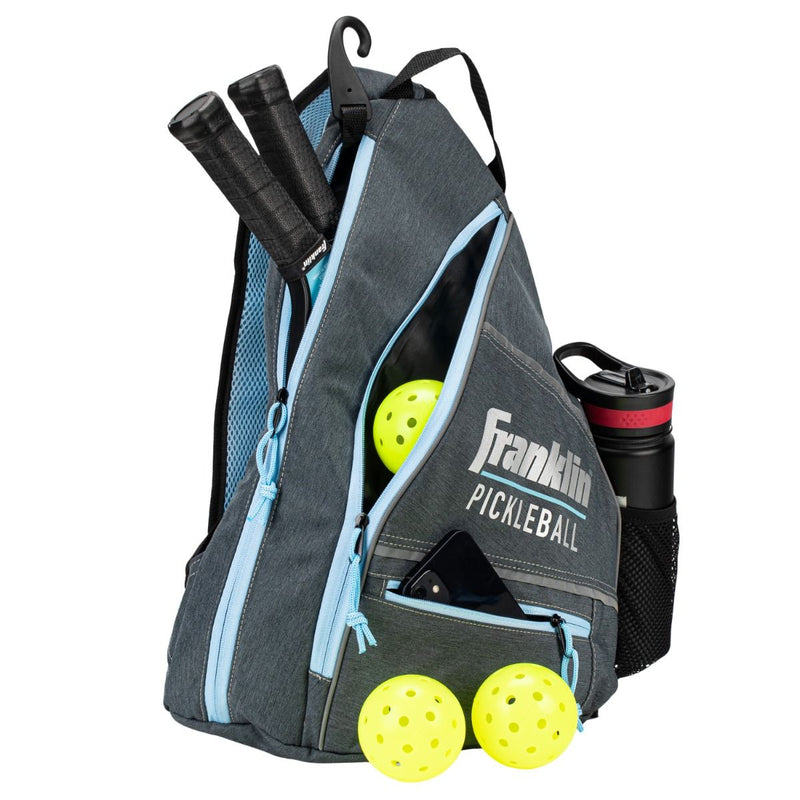 Load image into Gallery viewer, New Franklin Pickleball Sling Bag - Grey/Blue
