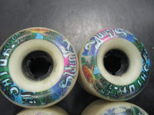 Used Skunk Goo Balls Skateboard Wheel Set - 4 Wheels