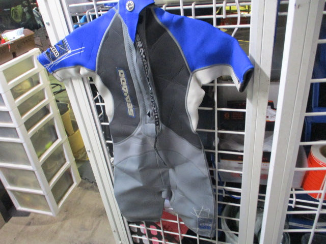 Load image into Gallery viewer, Used Sea Doo Stallion Junior Shorty Wetsuit Size 12
