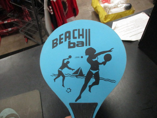 Used Beach Ball Paddle - Blue