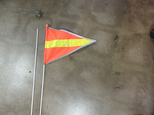 Used Bicycle Safety Flag - Does not have connector to extend pole length