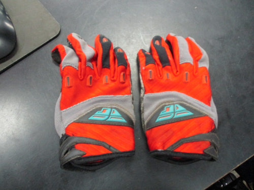 Used Fly Racing F-16 Riding Gloves Size Youth Medium