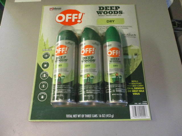 Load image into Gallery viewer, New Off! Deep Woods Insect Repellent 3 Pack
