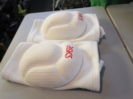 Used Asics White Volleyball Knee Pads