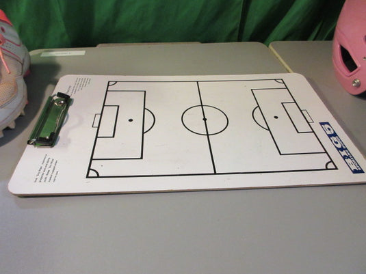 Used Soccer Dry Erase Clipboard