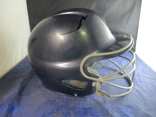 Used Easton TSA Natural Navy Batting Helmet w/ Mask Youth Size 6 3/8 - 7 1/8